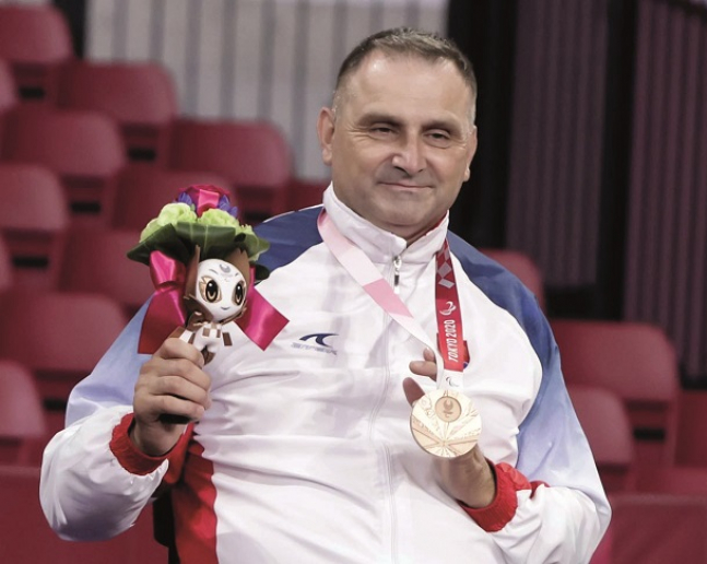 MArtin Ludrovský pingongový hráč na olympiáde