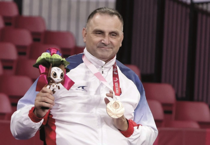 MArtin Ludrovský pingongový hráč na olympiáde
