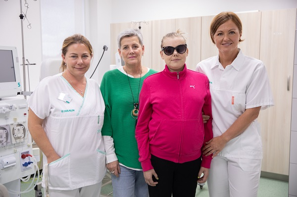 Pacientka Tereza s břišní dialýzou v Uherským Brodě